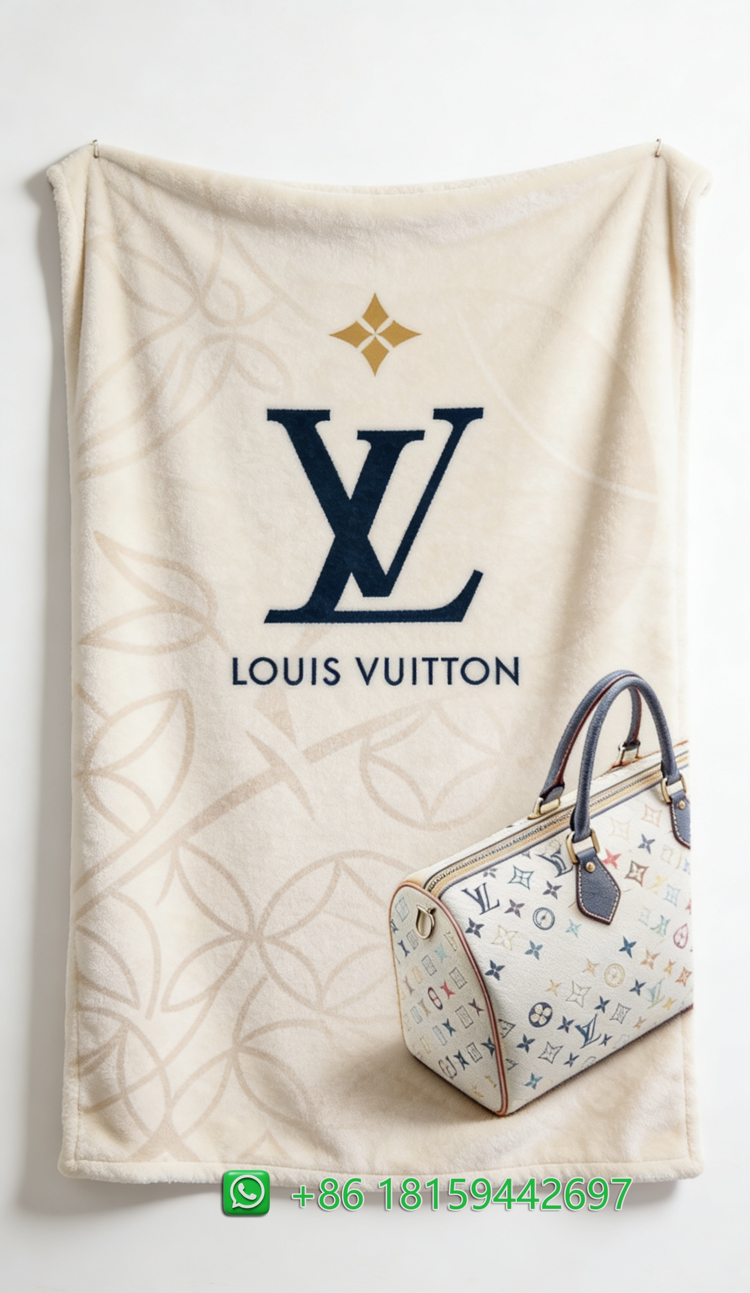 Louis Vuitton Throw Blankets